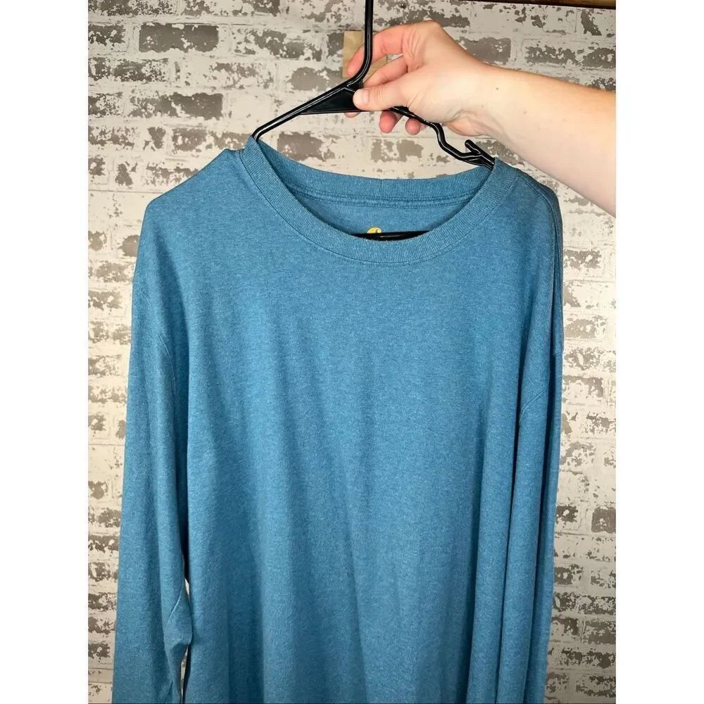 CARHARTT | mens blue long sleeve shirt